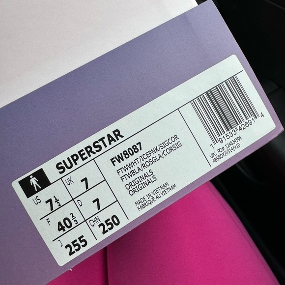 NWT ADIDAS ‘Girls are Awesome’ special edition sneakers (US 7.5) - Picture 9 of 9